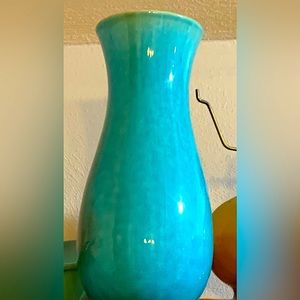 ⭐️ Vintage Hager Turquoise Blue Pottery Vase ⭐️